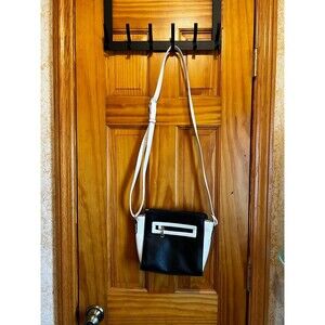 Black and White TravelSmith RFID Security Cross Body